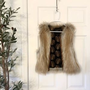 Sanctuary Clothing Fur Vest - Size M